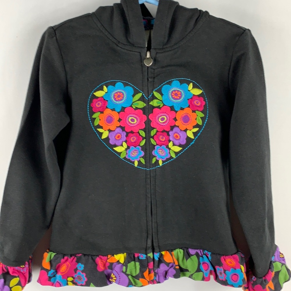 Koala Kids Embroidered Zip-Up Hoodie